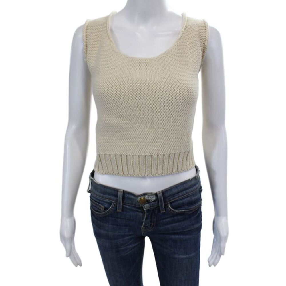 NSF Womens Luna Tank - Cream Size XL